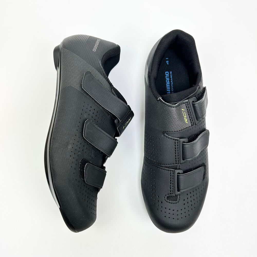 Shimano RC1 SH-RC100 Dynalast SPD-SL Road Cycling‎ Shoe in Black Size 41 NEW